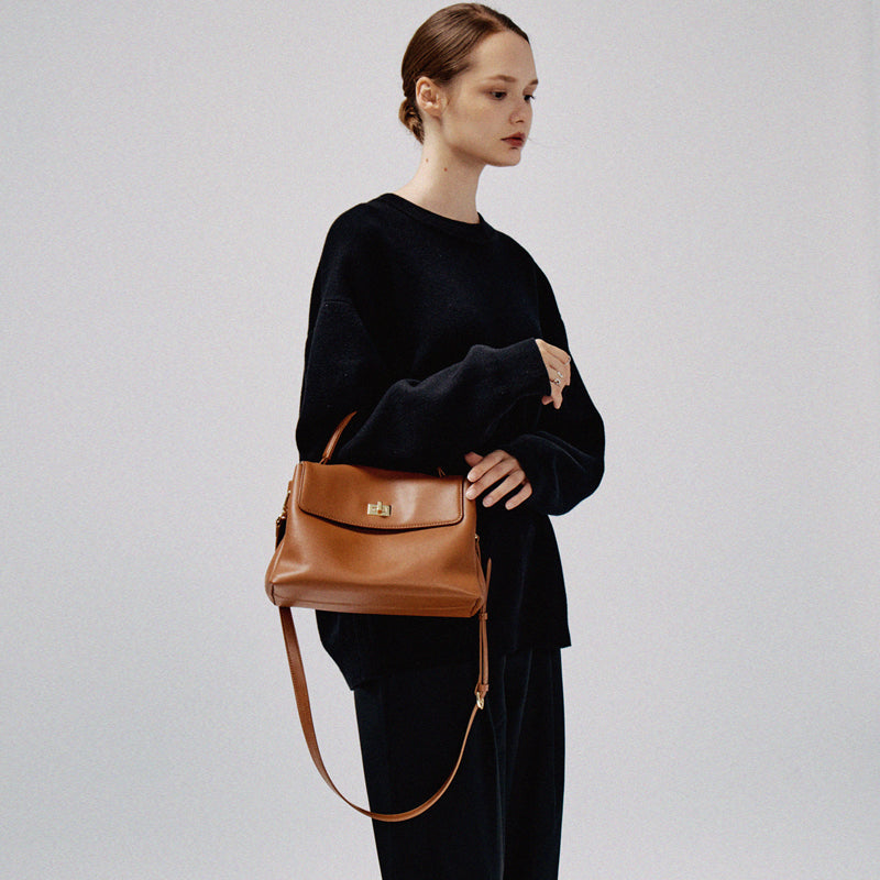 LUCENA | Minimal Leather Crossbody Bag