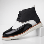 Hampton Lane Leather Brogue Boots