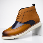Hampton Lane Leather Brogue Boots
