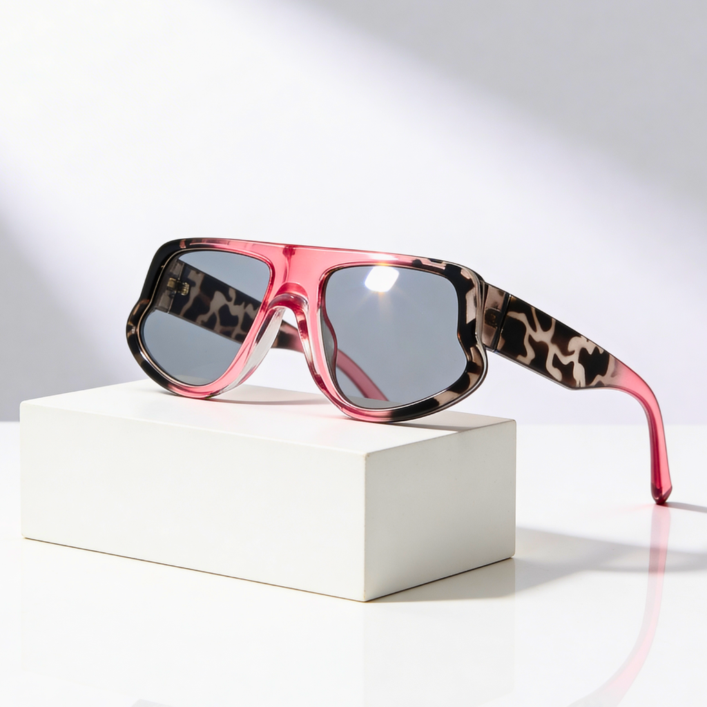 ROGUE BLOOM | Exotic Print Oversized Sunglasses | UV400