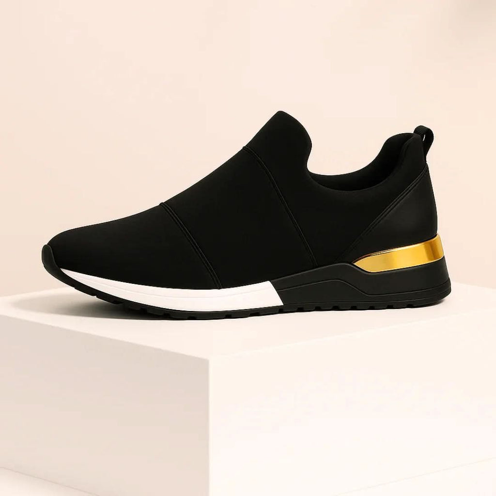 Harper Lane Gilded Sneakers