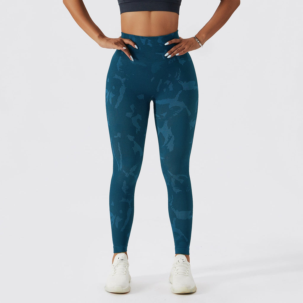 VEXA | Seamless Camo High-Waist Workout Leggings for Women