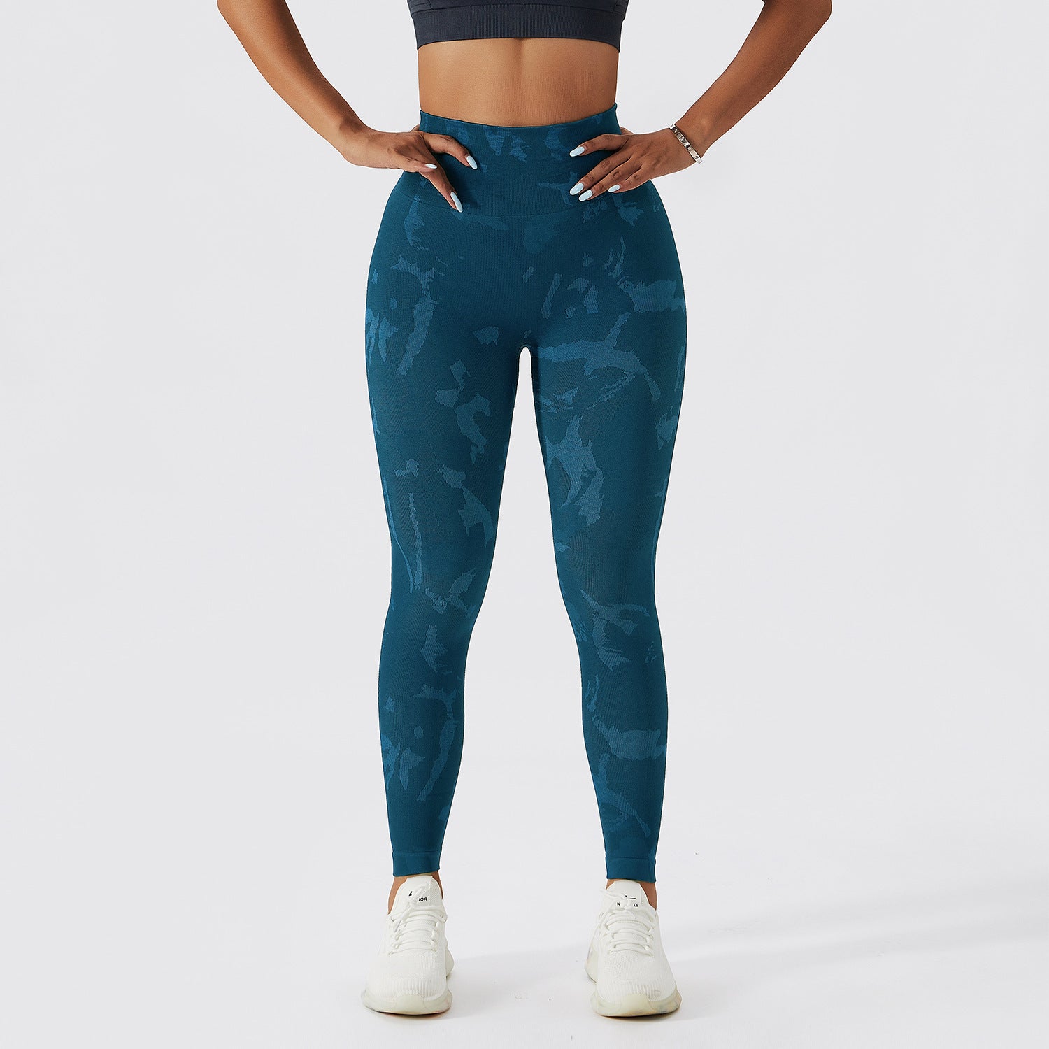 VEXA | Seamless Camo High-Waist Workout Leggings for Women