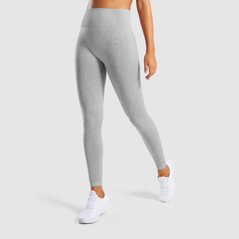 VARENA | Seamless Jacquard Sculpting Gym Leggings