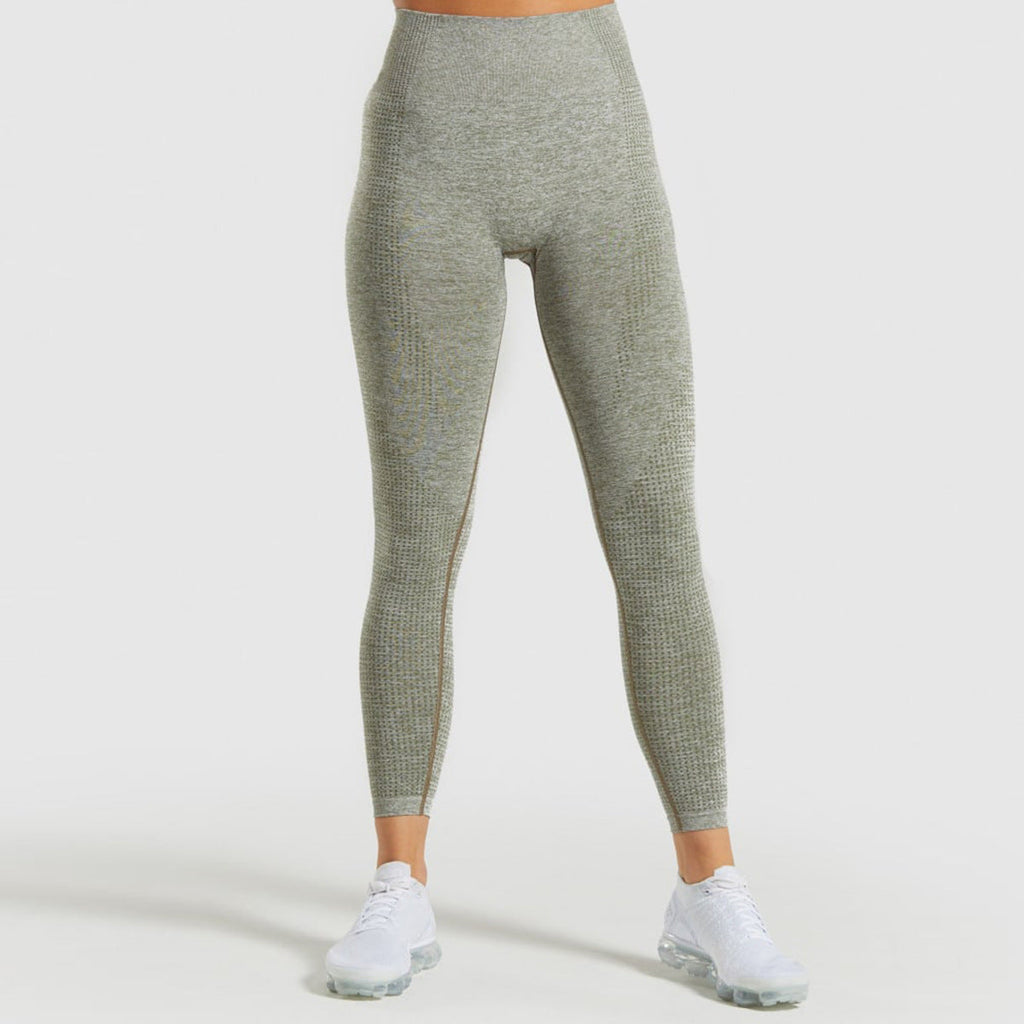VARENA | Seamless Jacquard Sculpting Gym Leggings