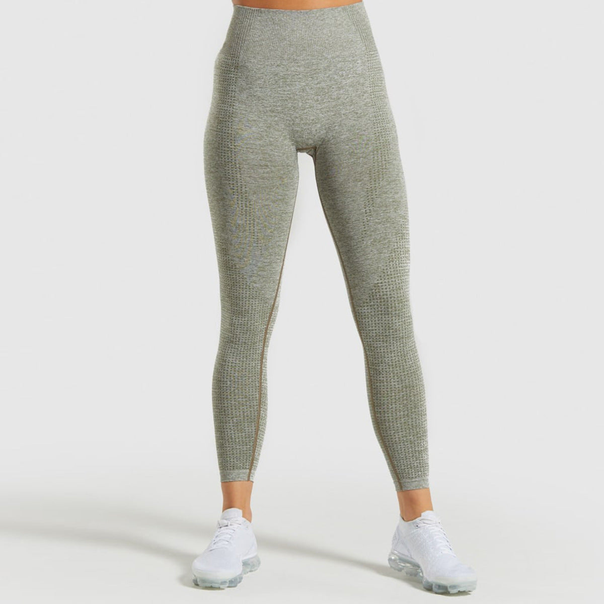 VARENA | Seamless Jacquard Sculpting Gym Leggings