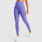 VARENA | Seamless Jacquard Sculpting Gym Leggings