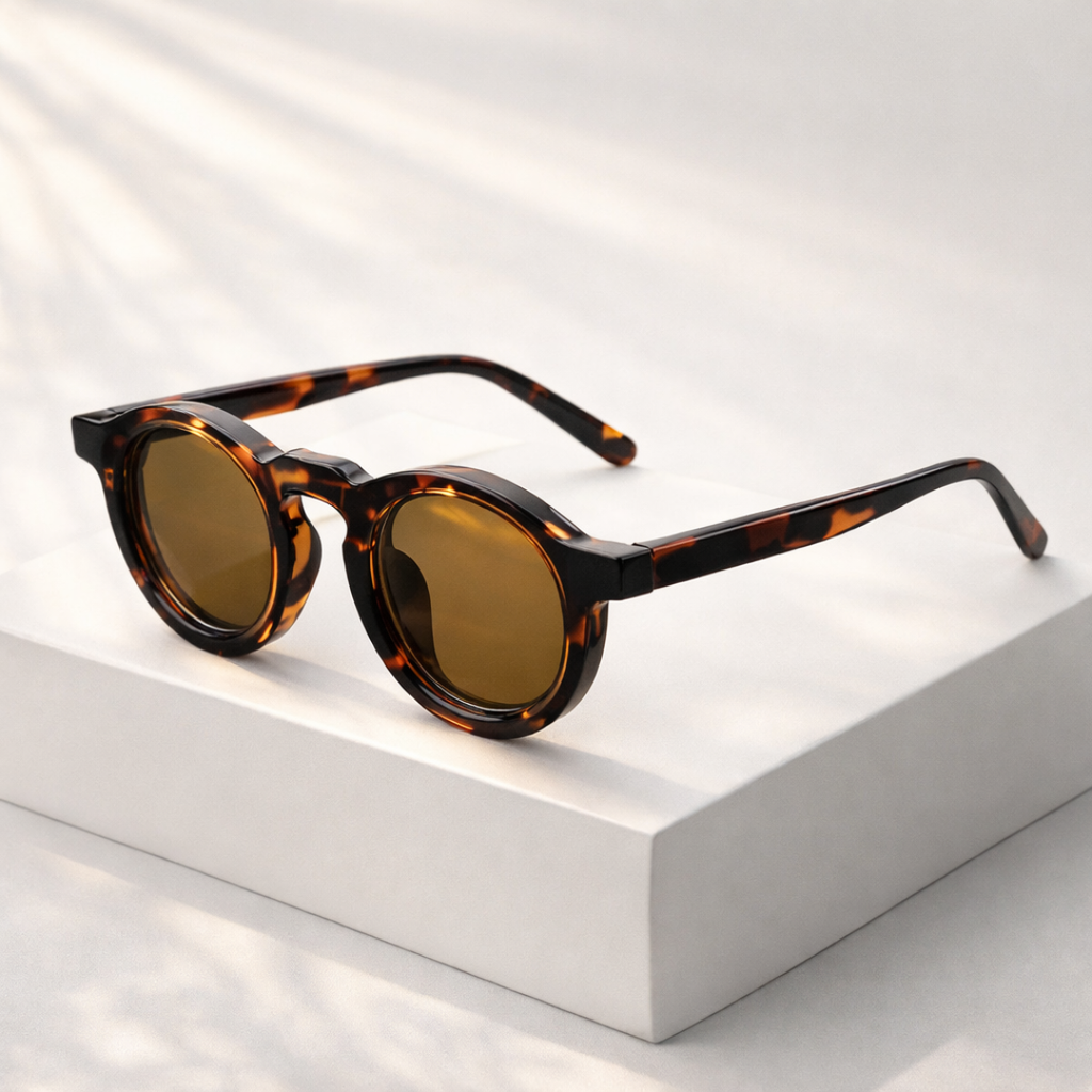 ECHO HALO | Round Bold Colorway Sunglasses | UV400 Hi-DEFF