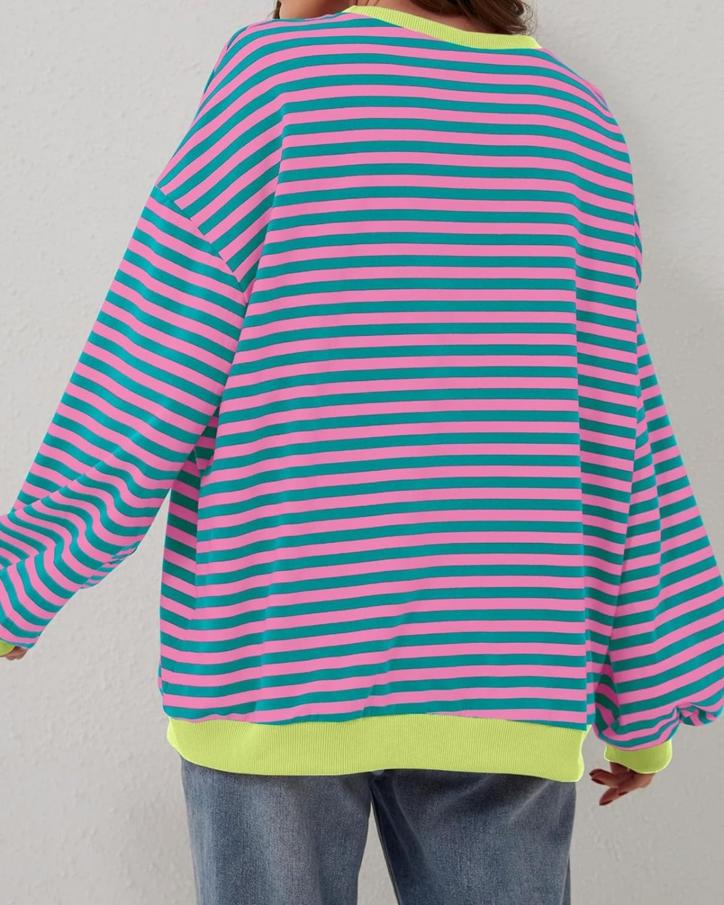 ROXANNE | Striped Oversized Sweatshirt