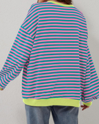 ROXANNE | Striped Oversized Sweatshirt