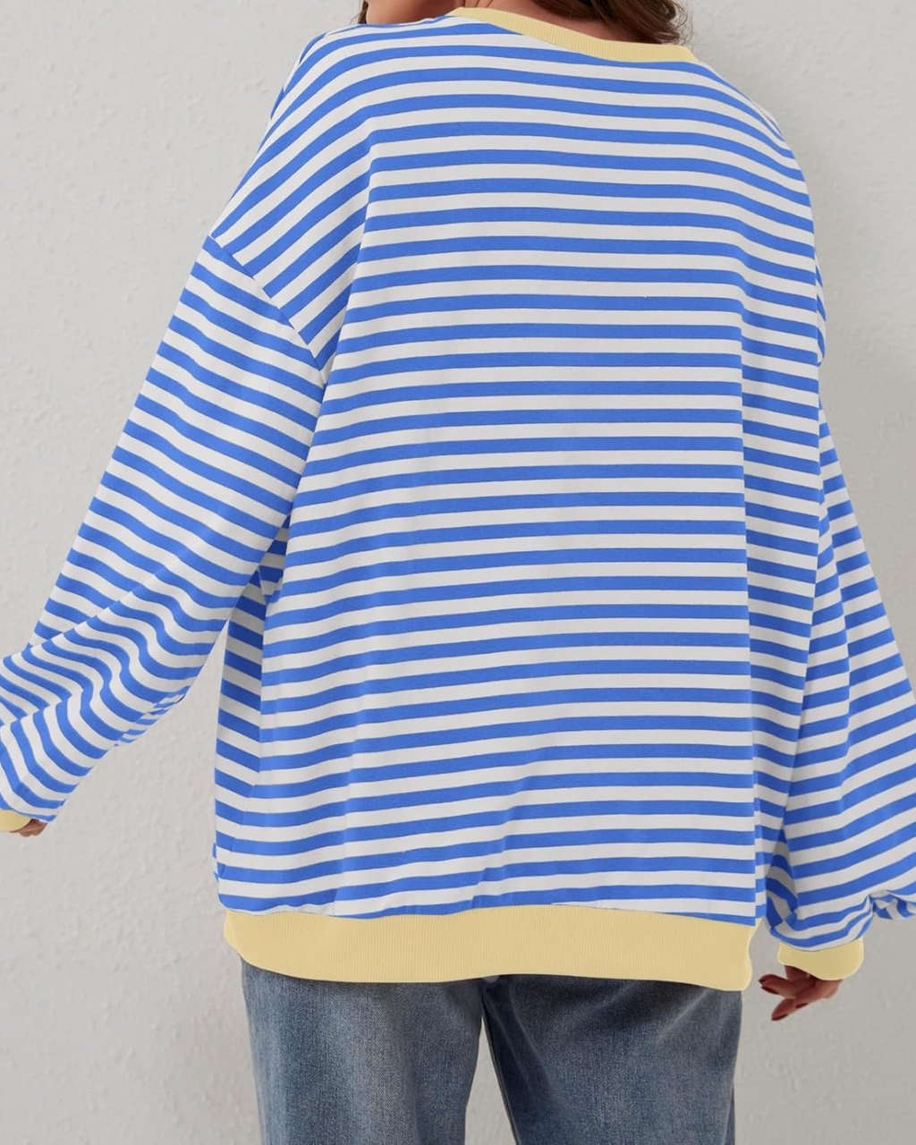 ROXANNE | Striped Oversized Sweatshirt