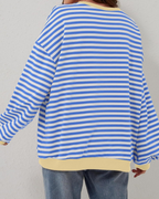 ROXANNE | Striped Oversized Sweatshirt