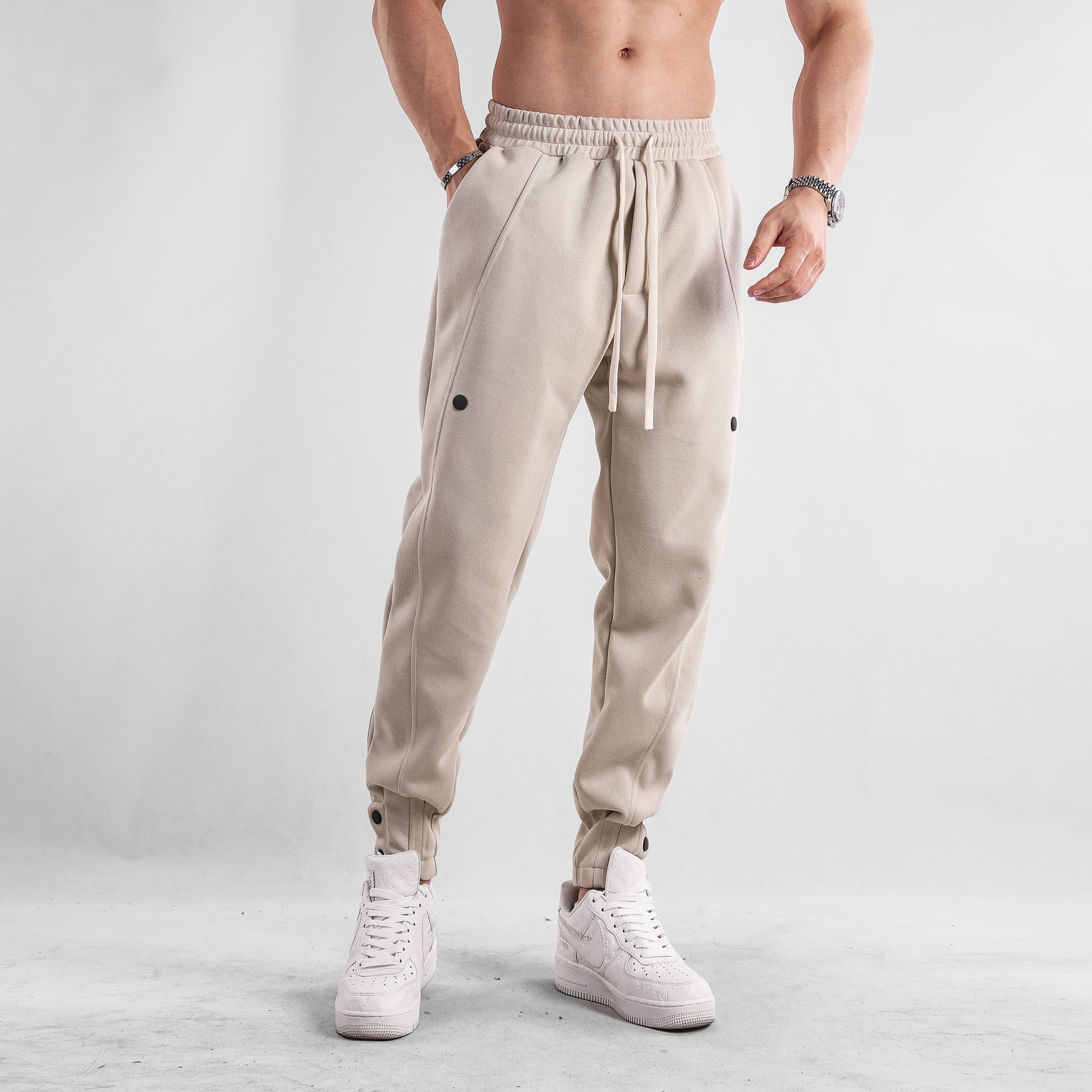 AERON | Tech Tapered Drawstring Casual Pants for Men