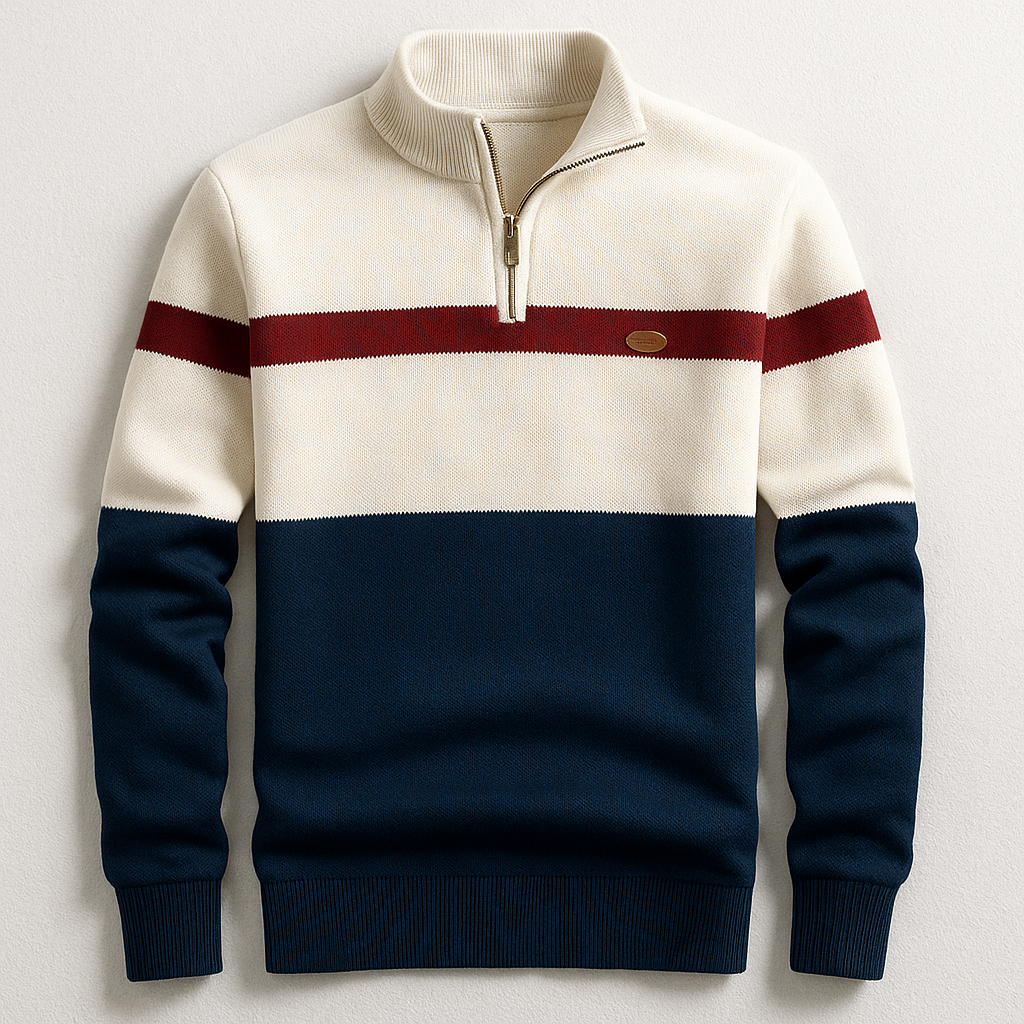 GRIFFIN | Premium & Classic Quarter-Zip Sweater