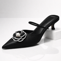 Vivienne Floral Kitten Heels