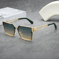 CARVER ALLOY | Oversized Alloy Square Sunglasses | UV400
