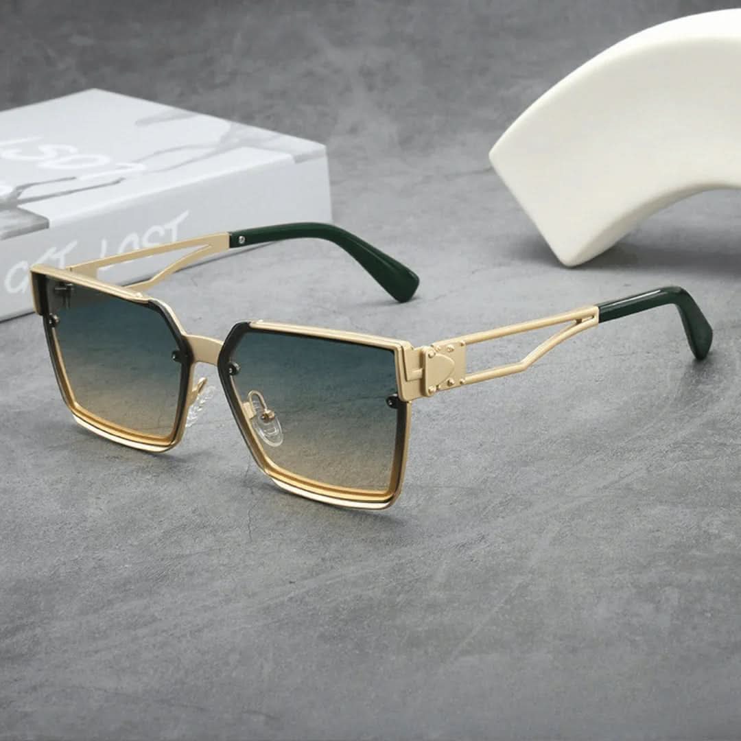 CARVER ALLOY | Oversized Alloy Square Sunglasses | UV400