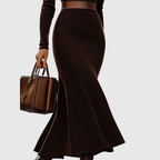 LOTTIE | Espresso Turtleneck Dress