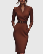 CLARIBEL | Refined Midi Dress