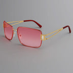 ROYAL GEM | Gem-Set Square Sunglasses | UV400 Luxury