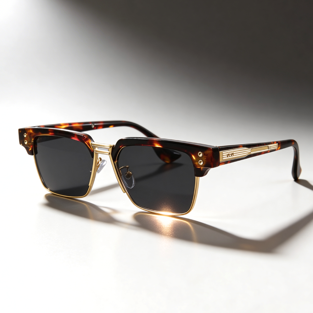 DRIFT SQUARE | Square Browline Sunglasses | UV400 Retro Modern