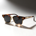 DRIFT SQUARE | Square Browline Sunglasses | UV400 Retro Modern