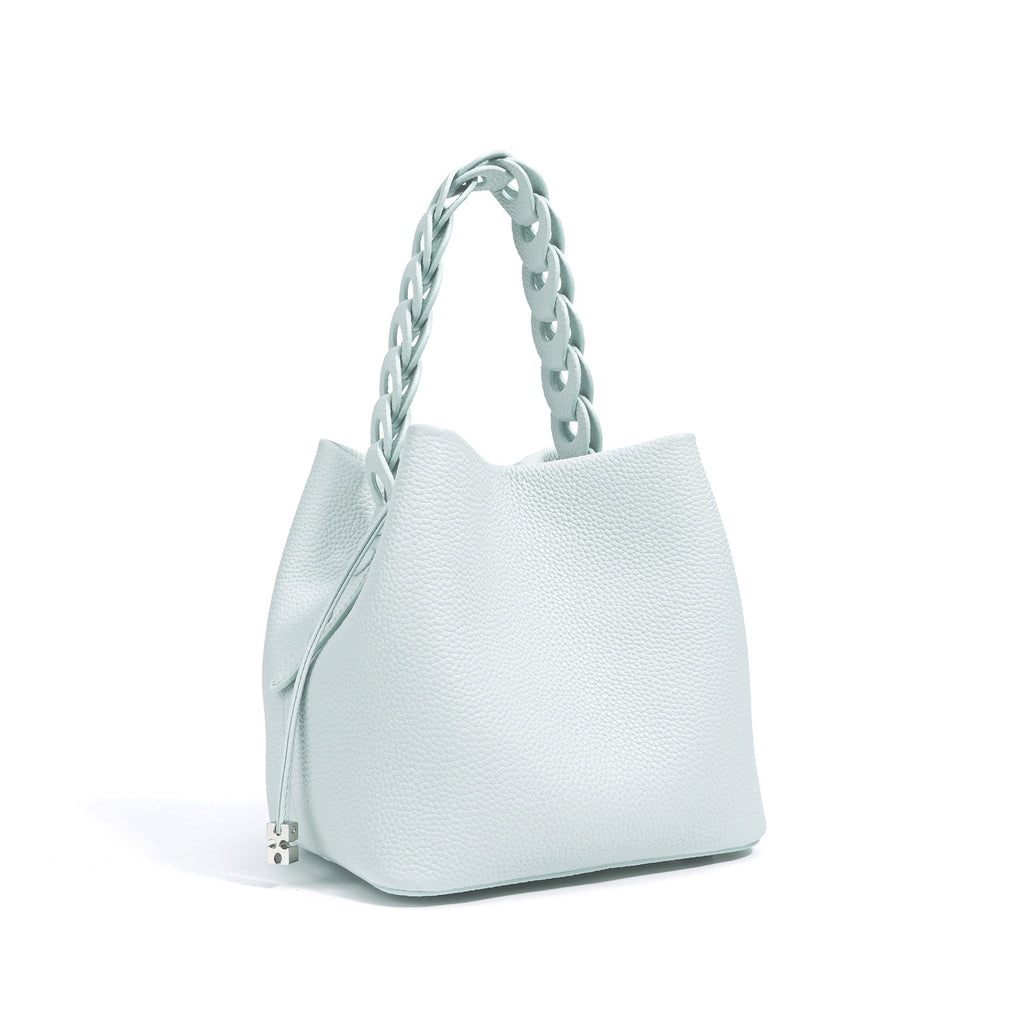 ELARA | Woven Leather Bucket Bag