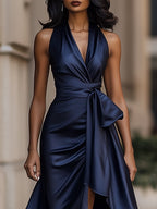 AMELYA | Evening Wrap Maxi Dress