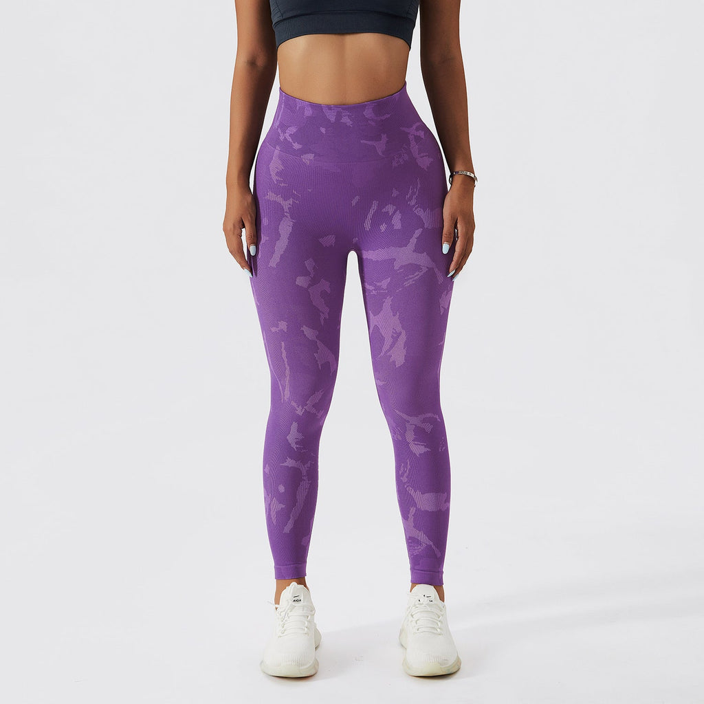 VEXA | Seamless Camo High-Waist Workout Leggings for Women