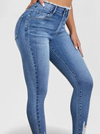 NALIA | Sculpting High-Waist Skinny Denim Pants for Women