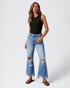 WAVERLY | High-Waist Water-Wash Wide-Leg Jeans for Women
