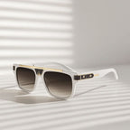 MONACO GOLD | Gold Temple Acetate Sunglasses | UV400