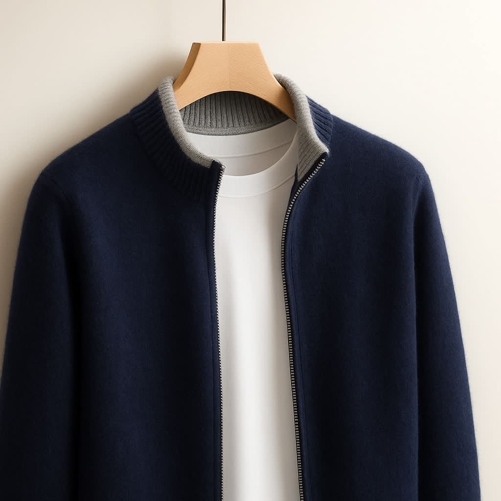 CHARLES | Premium Refined Zip Jacket