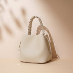 ELARA | Woven Leather Bucket Bag