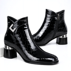 Harper Lane Gator Ankle Boots