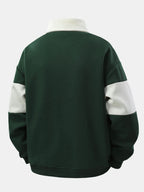 MILES | Refined Striped Polo Sweatshirt