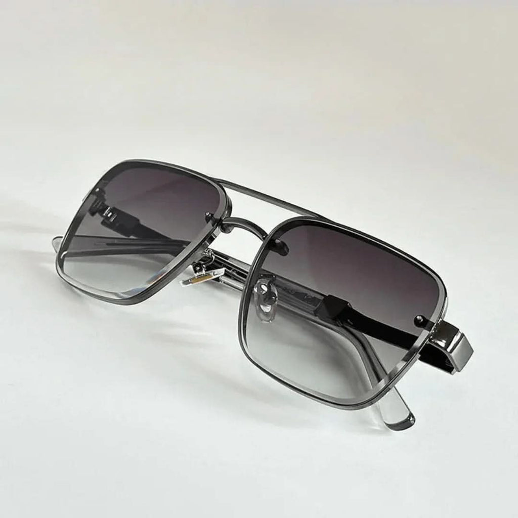 STRATUS ICE | Aluminium Iced Square Sunglasses | UV400