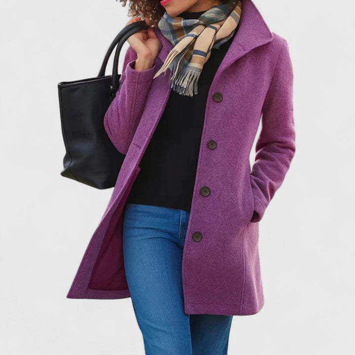 CLAIRE | Classic Wool Blend Coat