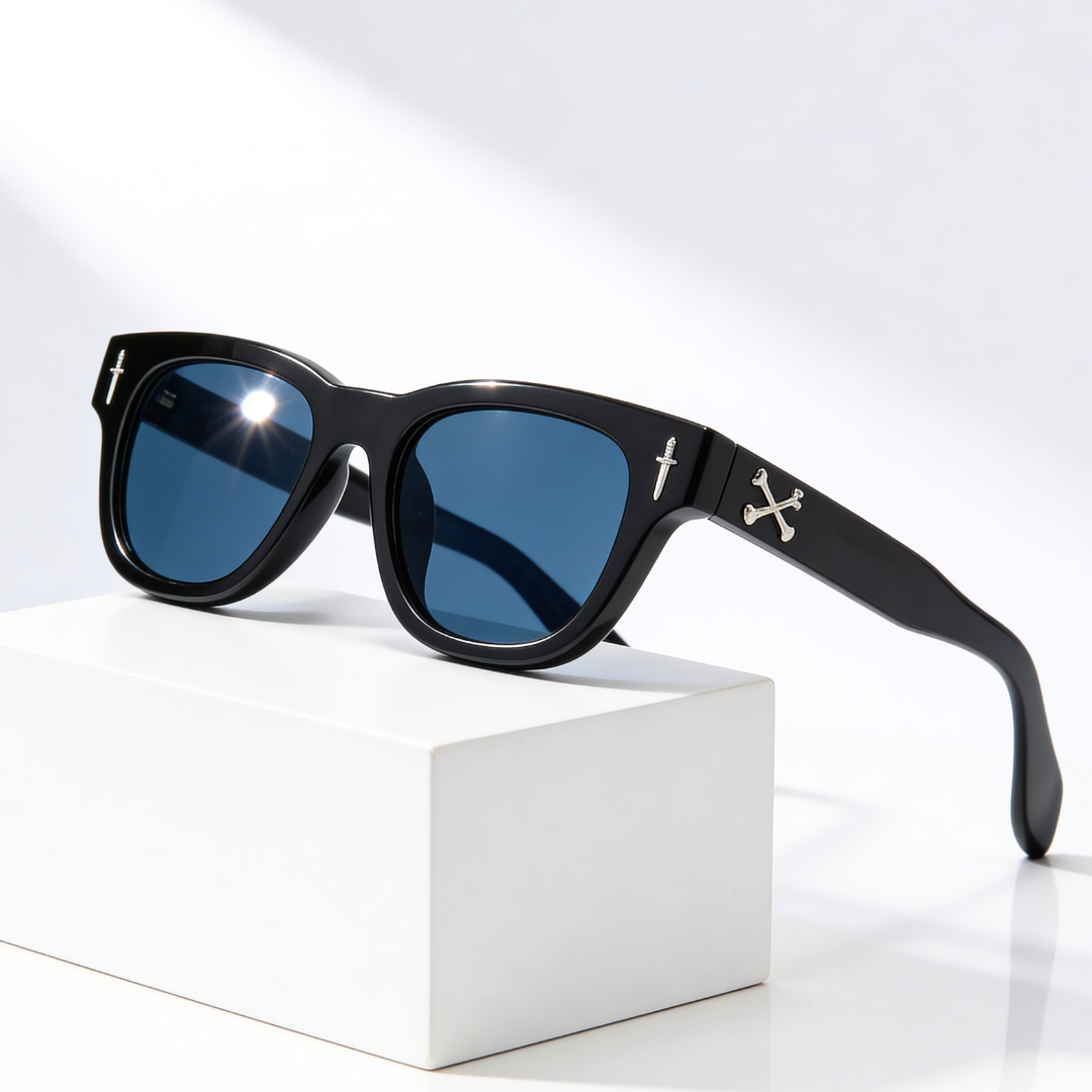 LEXON ICON | Engraved Cross Acetate Sunglasses | UV400