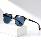 RIFT HEX V2 | Hexagonal Metal-Acetate Sunglasses | UV400