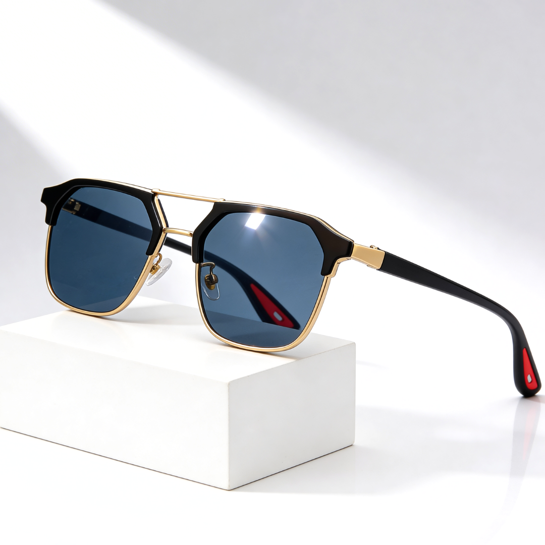 RIFT HEX V2 | Hexagonal Metal-Acetate Sunglasses | UV400