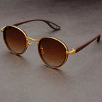 RIFT ORIGIN | Round Metal-Acetate Sunglasses | UV400