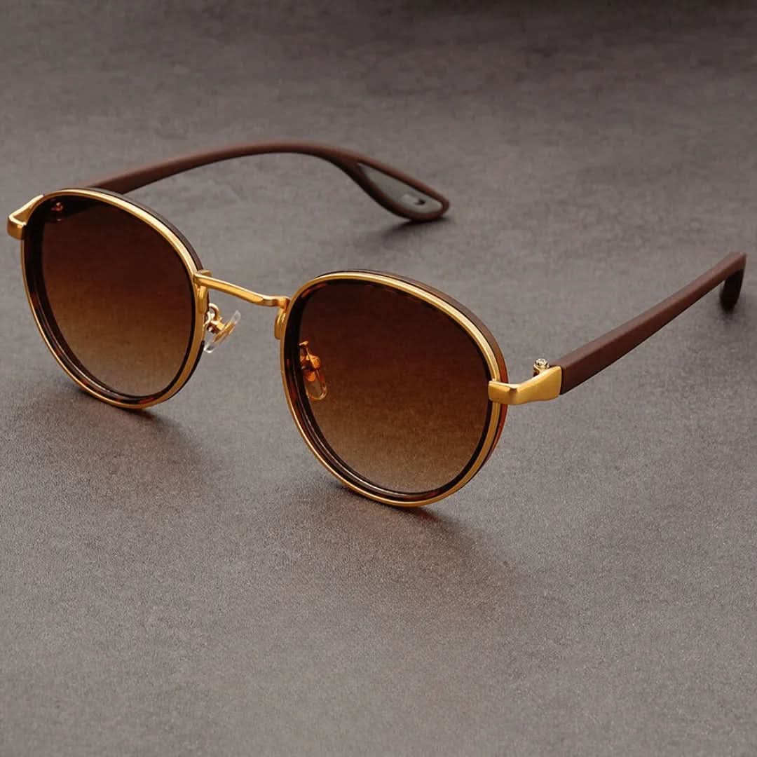 RIFT ORIGIN | Round Metal-Acetate Sunglasses | UV400