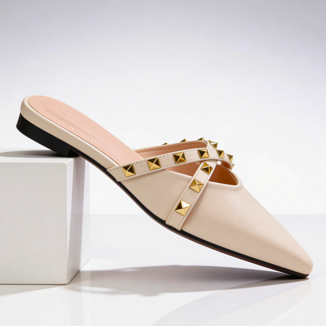 Odette Crossover Studded Sandals