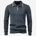 ELLIOT | Refined Zip-Collar Knit Sweater