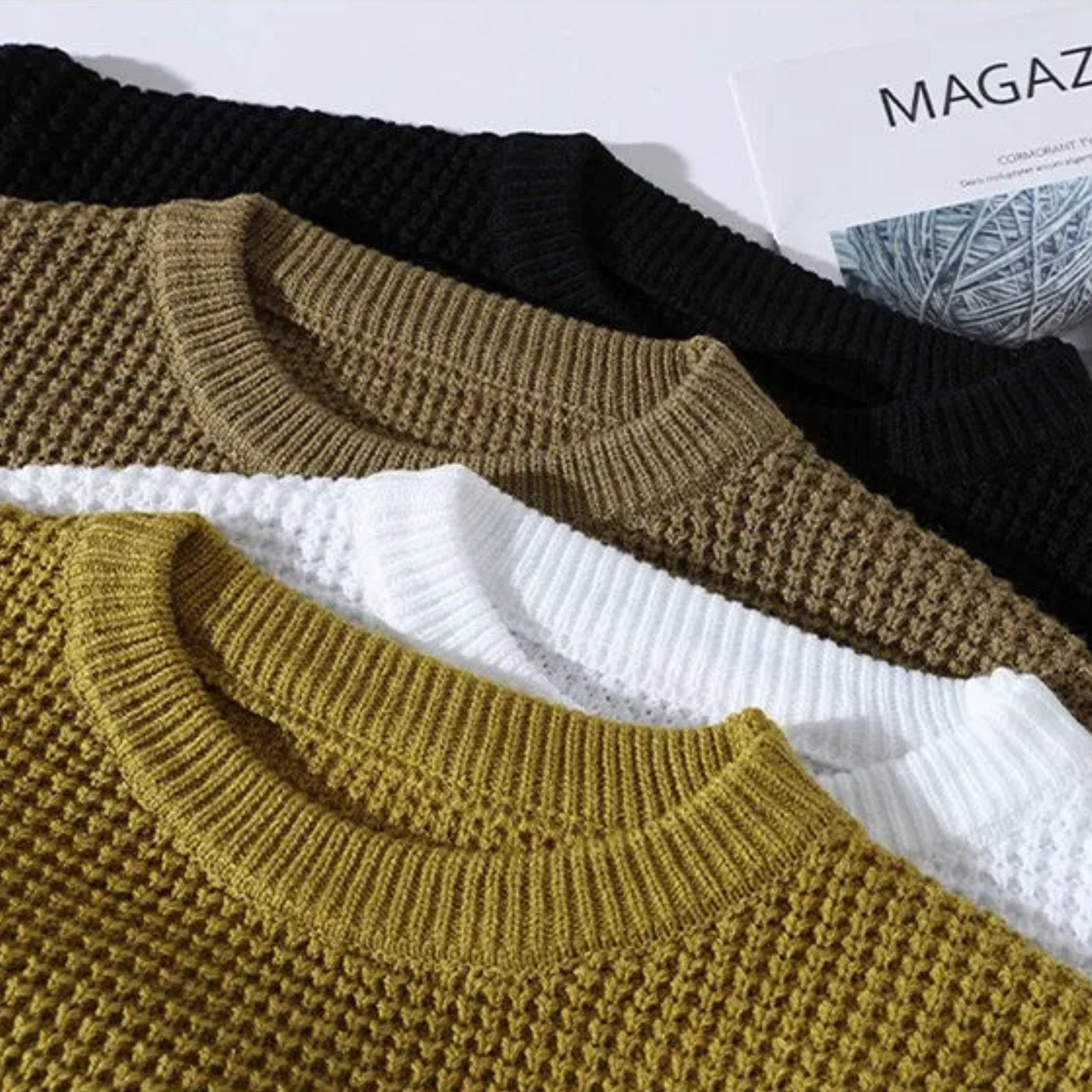 OLIVER | Classic Textured Knit Sweater
