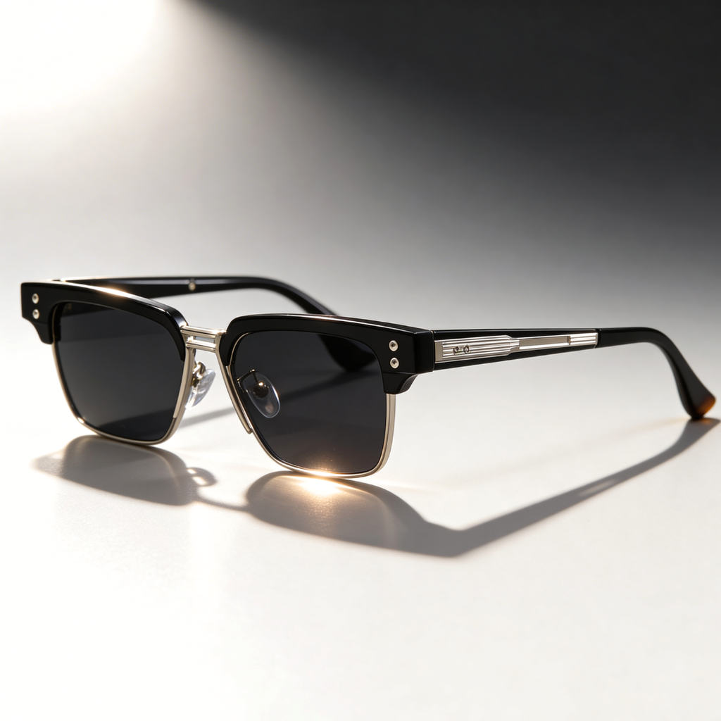 DRIFT SQUARE | Square Browline Sunglasses | UV400 Retro Modern