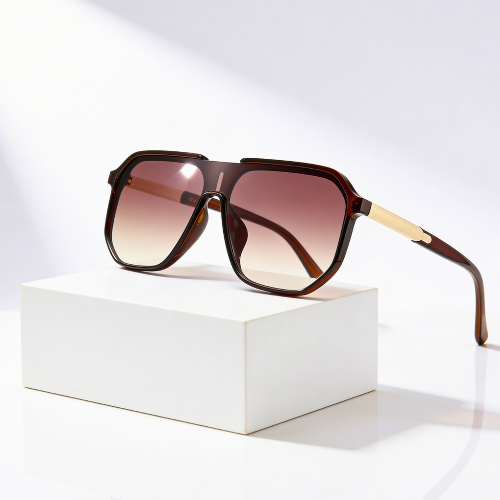 DRIFT AVIATOR | Oversized Square Aviator Sunglasses | UV400