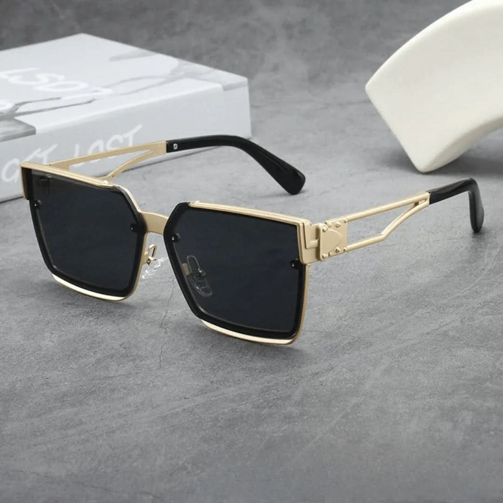 CARVER ALLOY | Oversized Alloy Square Sunglasses | UV400