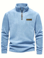 EVAN | Classic Half-Zip Stand-Collar Sweater